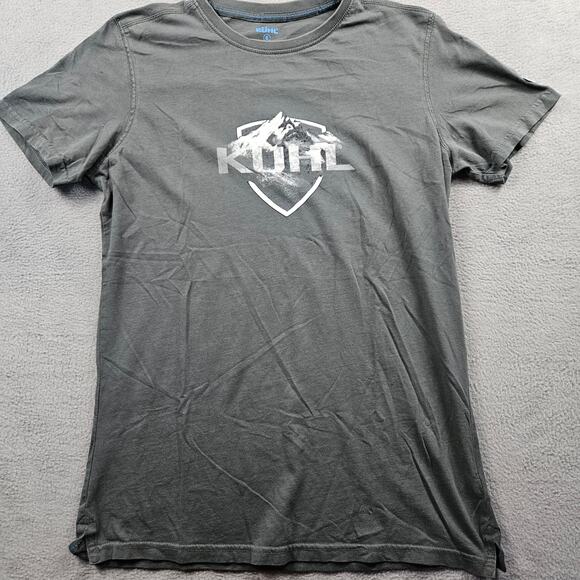 Kuhl Organic Cotton Tee Shirt Mens Small Gray Gorpcore - Picture 1 of 5